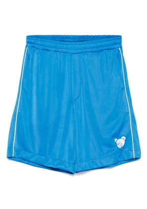 INBETWEENERS logo-embroidered track shorts - Blue