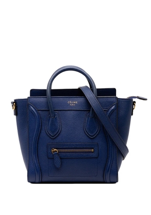 Celine Pre-Owned 2014 Nano Leather Luggage Tote satchel - Blue