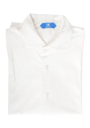 Kiton Capri long-sleeve button-up shirt - White