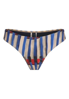 Lygia & Nanny striped printed bikini bottoms - Blue