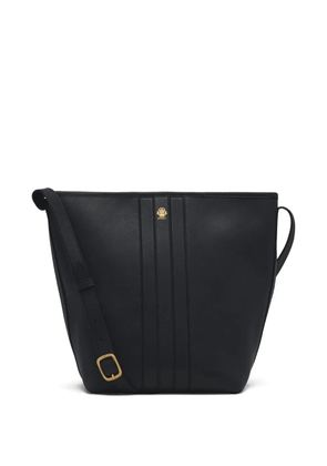 Bally crest-detail leather bucket bag - Black