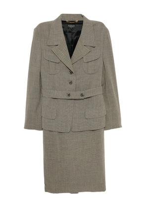 Gucci Pre-Owned 1990-2000s setup suit jacket skirt - Brown
