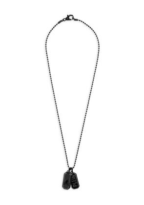 Philipp Plein crystal necklace - Black