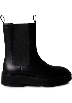 Calvin Klein leather chelsea boots - Black