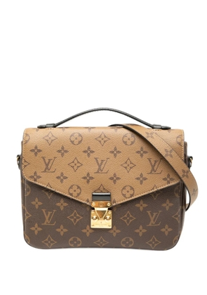 Louis Vuitton Pre-Owned 2020 Monogram Reverse Pochette Metis satchel - Brown