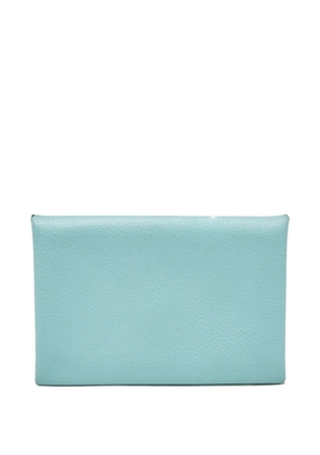 Hermès Pre-Owned Calvi cardholder - Blue