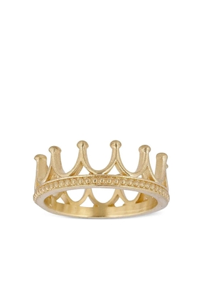 Tanya Farah 18K yellow gold Etruscan Crown ring