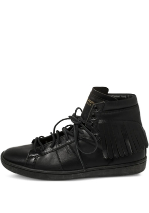 Saint Laurent Pre-Owned leather sneakers - Black