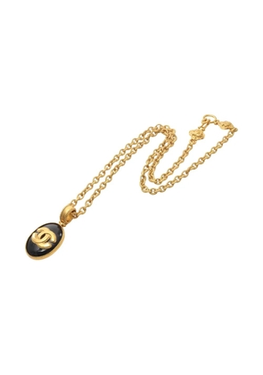 CHANEL Pre-Owned 1986-1988 Coco-mark necklace - Gold