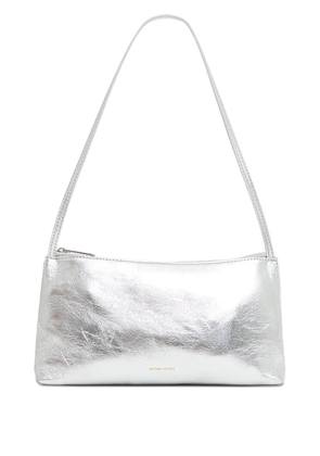 Mansur Gavriel Gaia metallic-effect shoulder bag - Silver