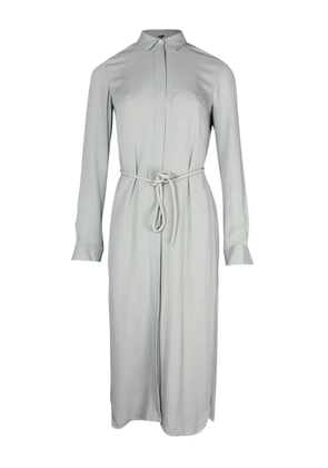 Theory belted midi shirt dress - Grey