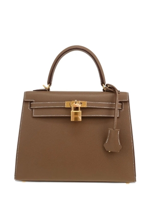 Hermès Pre-Owned 2025 Kelly 25 leather tote bag - Brown