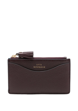 Anya Hindmarch peeping -yes tassel-detail wallet - Brown
