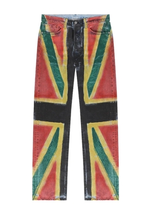 Denim Tears Union Jack straight-leg jeans - Black