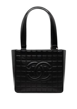 CHANEL Pre-Owned 2003-2004 Chocolate Bar Lambskin shoulder bag - Black