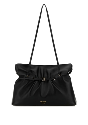 Prada nappa leather shoulder bag - Black