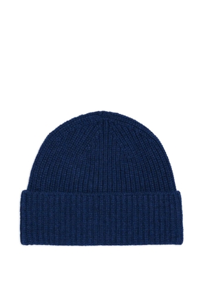 BOMPARD ribbed-knit beanie hat - Blue