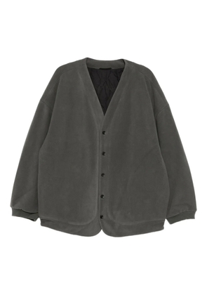 CROQUIS cross-collar padded coat - Grey