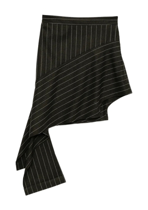 Monse deconstructed pajamas skirt - Brown