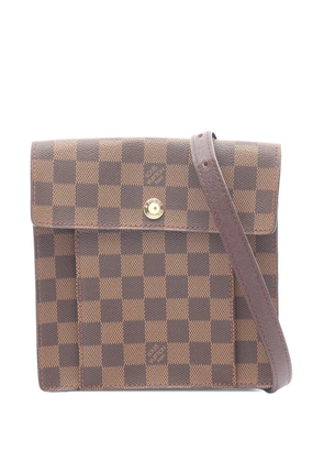 Louis Vuitton Pre-Owned 2001 Damier Ebene Pimlico crossbody bag - Brown