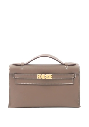 Hermès Pre-Owned 2025 mini Kelly top-handle handbag - Brown