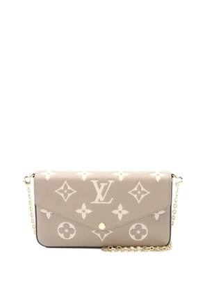 Louis Vuitton Pre-Owned 2021 Pochette Felicie Monogram Empreinte chain mini bag - Neutrals
