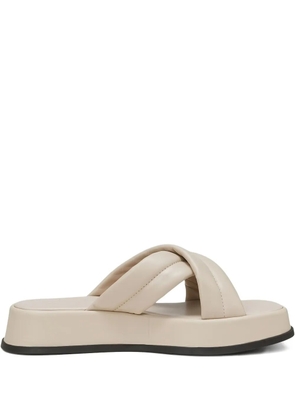 Marc O'Polo Clara cross-strap platform sandals - Neutrals