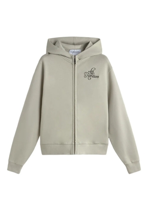 LES HÉRITIERS signature zip sweatshirt - Neutrals