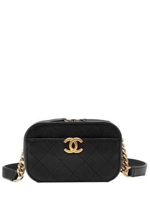 CHANEL Pre-Owned 2019 CC Stitched Caviar Chic Affinity belt bag - Black