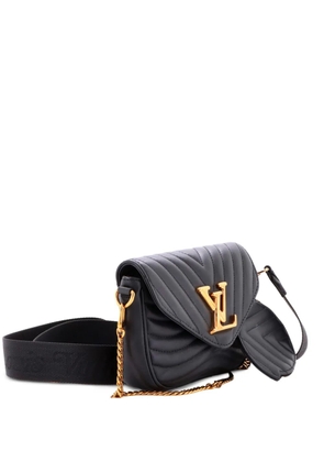 Louis Vuitton Pre-Owned New Wave Multi Pochette Quilted Leather crossbody bag - Black