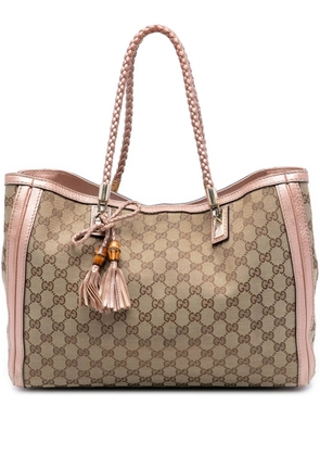 Gucci Pre-Owned 2016-2025 Medium GG Canvas Bella tote bag - Brown