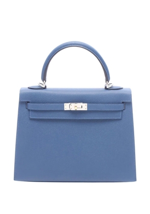 Hermès Pre-Owned 2025 Epsom Kelly II Sellier 25 handbag - Blue