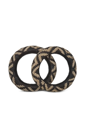 Johanna Ortiz Cosmic Serpent bracelet (set of two) - Black