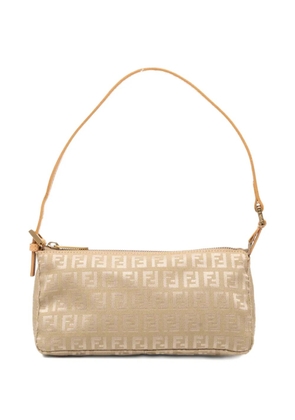 Fendi Pre-Owned 2000-2010 Zucchino Canvas Pochette shoulder bag - Brown