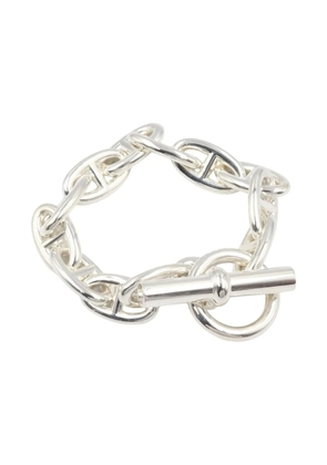 Hermès Pre-Owned 2010's chaîne d'ancre toggle bracelet - Silver