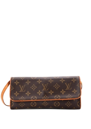 Louis Vuitton Pre-Owned Twin Handbag Monogram Canvas GM crossbody bag - Brown