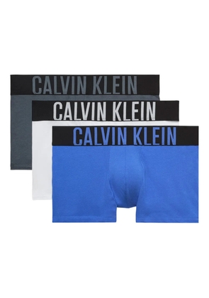Calvin Klein logo-waistband boxer (set of three) - Blue
