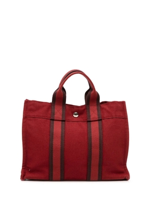Hermès Pre-Owned 1990-2010 Canvas Fourre Tout PM tote bag - Red