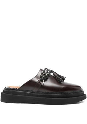 Toga Virilis Pulla leather mules - Brown