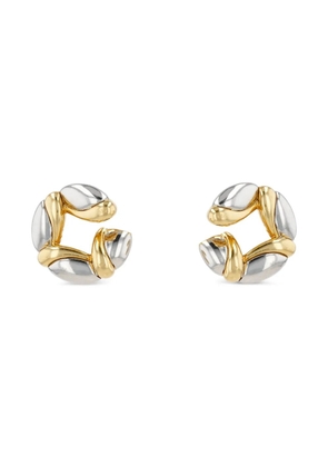Bvlgari Pre-Owned 1990s yellow gold hoop earrings