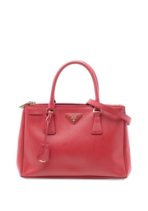 Prada Pre-Owned 2000-2025 Small Saffiano Lux Galleria Double Zip satchel - Red