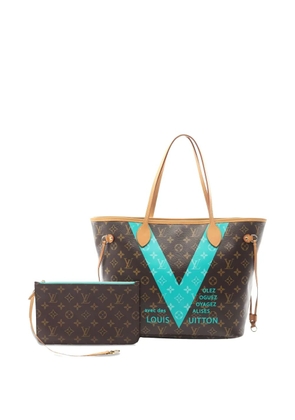 Louis Vuitton Pre-Owned 2015 Neverfull MM Monogram V shoulder bag - Brown