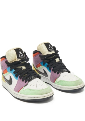 Jordan Air Jordan 1 Mid SE leather sneakers - White