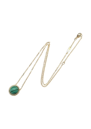 Van Cleef & Arpels Pre-Owned 2010s 18K gold Perlek Rule malachite necklace