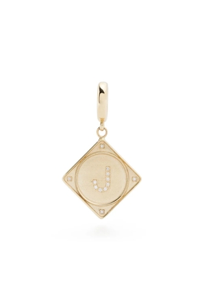 Lauren Rubinski 14kt yellow gold Bruno diamond pendant