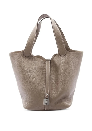 Hermès Pre-Owned 2014 MM Picotin Lock Clemence tote bag - Neutrals