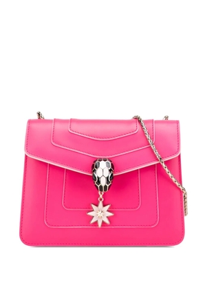 Bvlgari Pre-Owned 2012-2025 Small Leather Square Serpenti Forever Chain crossbody bag - Pink