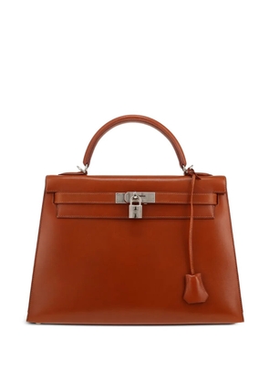 Hermès Pre-Owned 2001 Kelly 32 leather tote bag - Brown