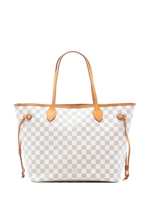 Louis Vuitton Pre-Owned 2013 Damier Azur Neverfull MM tote bag - White
