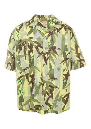 Kenzo Pre-Owned leaf-print shirt - Green
